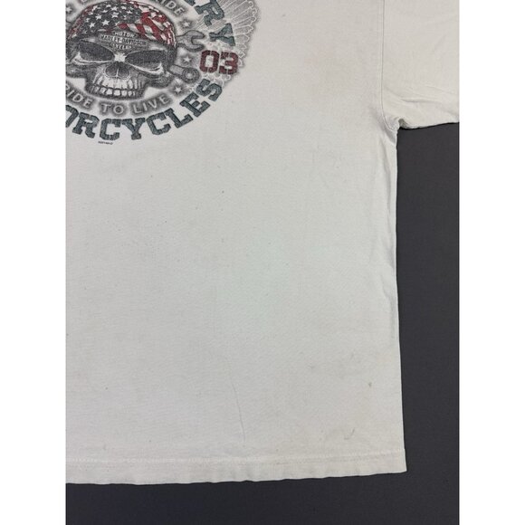Rare Vintage Y2K Harley Davidson American Nigara New York Art Women 2XL Fit - Picture 9 of 13